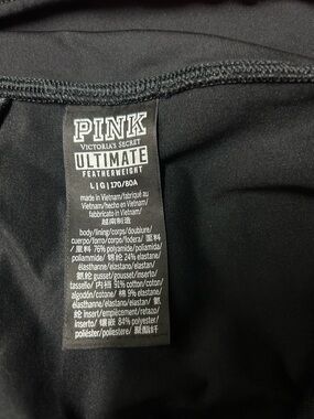 PINK Victoria's Secret Black Ultimate leggings